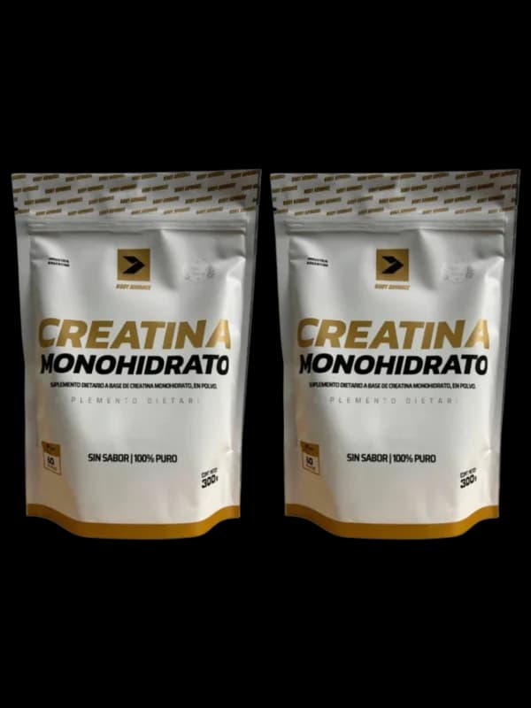 creatina monohidrato Body Advance por dos unidades