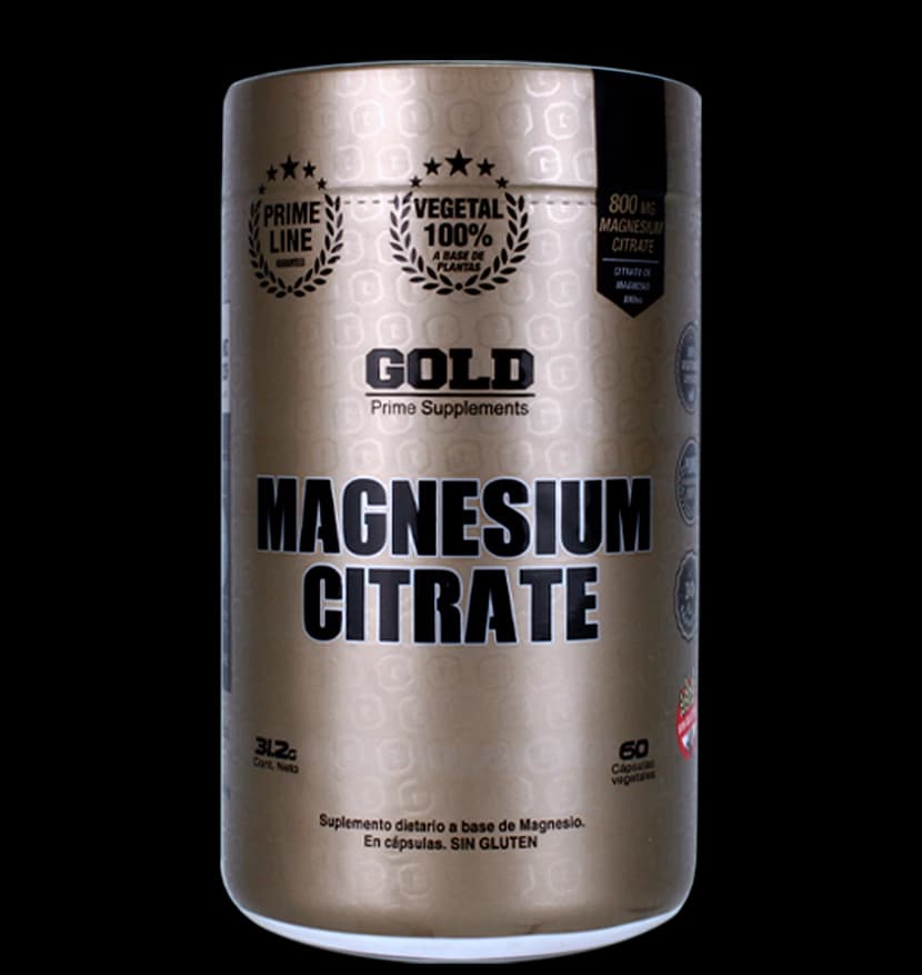 Gold Nutrition Citrato de Magnesio (capsulas) - Magnesio | LUB ENERGY