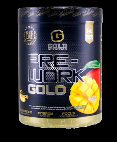 GOLD NUTRITION Pre Work Gold280g - Pre-entreno | LUB ENERGY