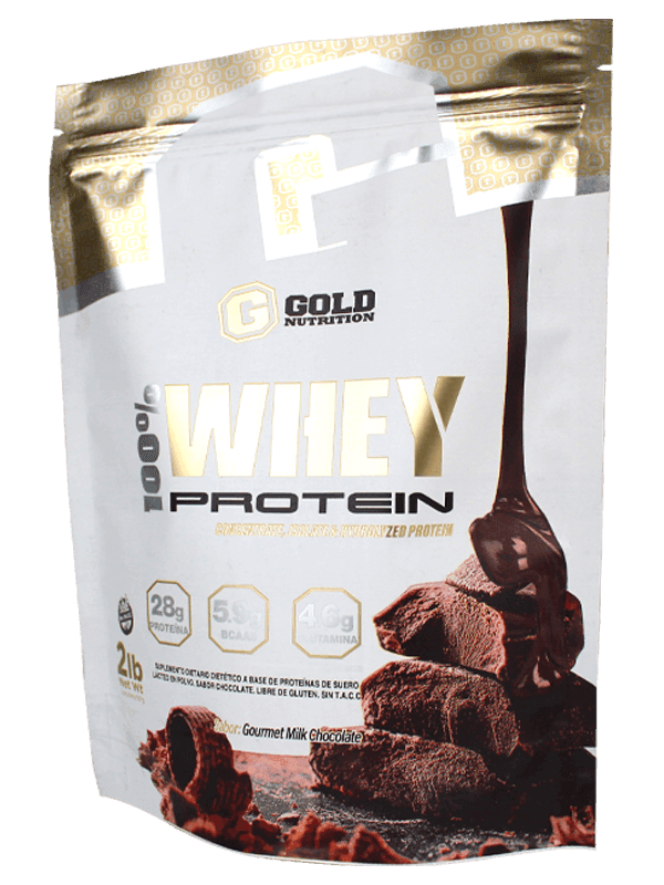 100% Whey Protein Gold Nutrition - Gourmet Milk Chocolate - Proteina | LUB ENERGY